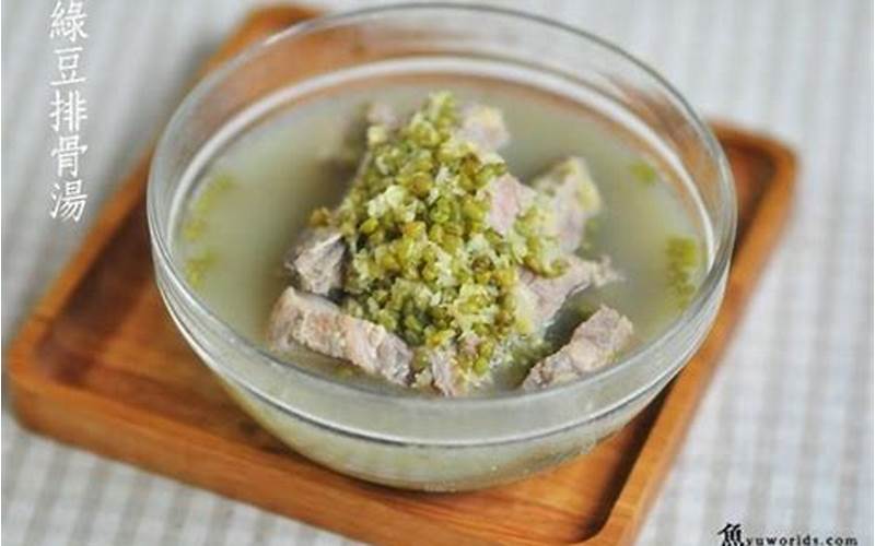 绿豆排骨汤怎么做好吃