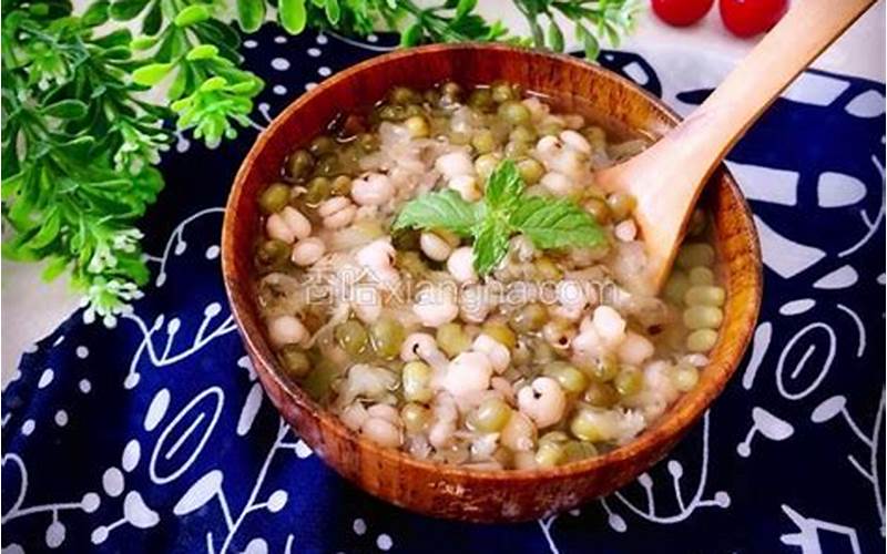 绿豆薏仁汤的热量