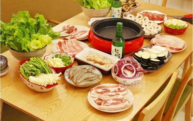韩国烤肉做法和配料